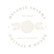 Melanie Sharma wedding décor & styling