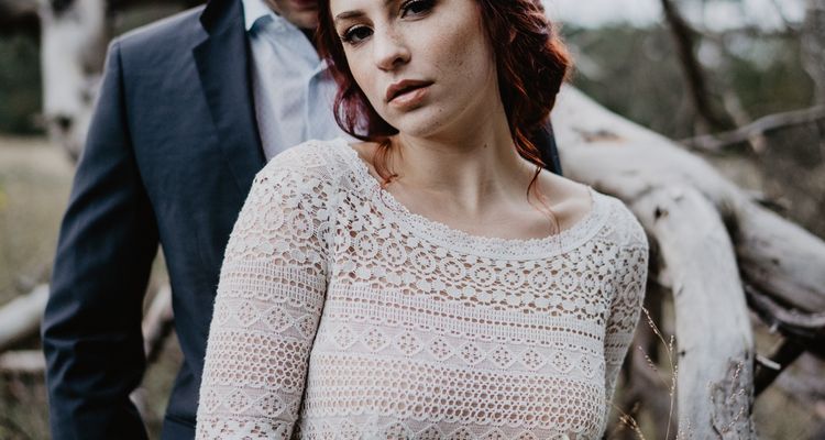 Brautpaarshooting auf der Düne - Styled Shooting