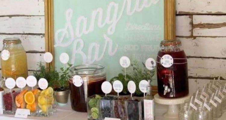 Hochzeit Sangriabar