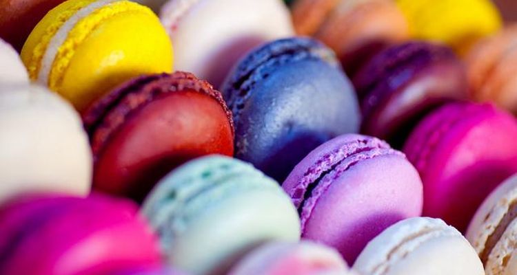 Bunte Macarons