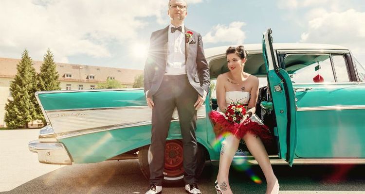 Rockabilly Hochzeit: Amerikanisch, Hipp und verrockt!