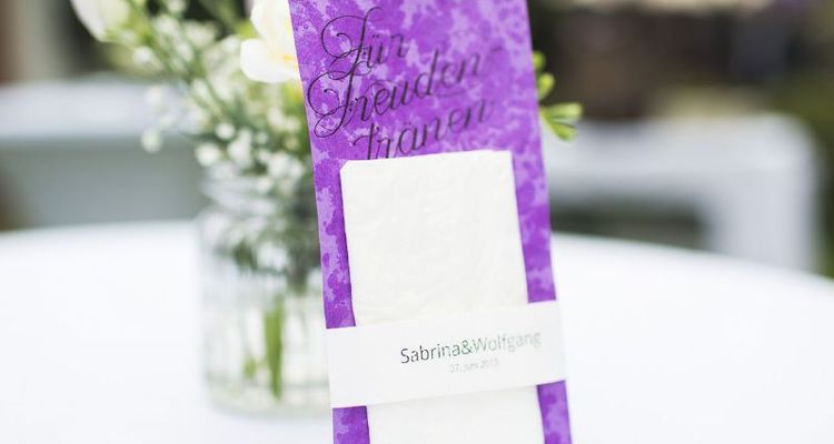 freudentränen taschentücher hochzeit