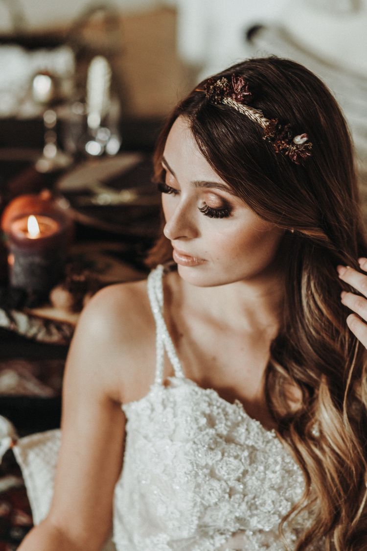 Bridal Make up, Flowercrown