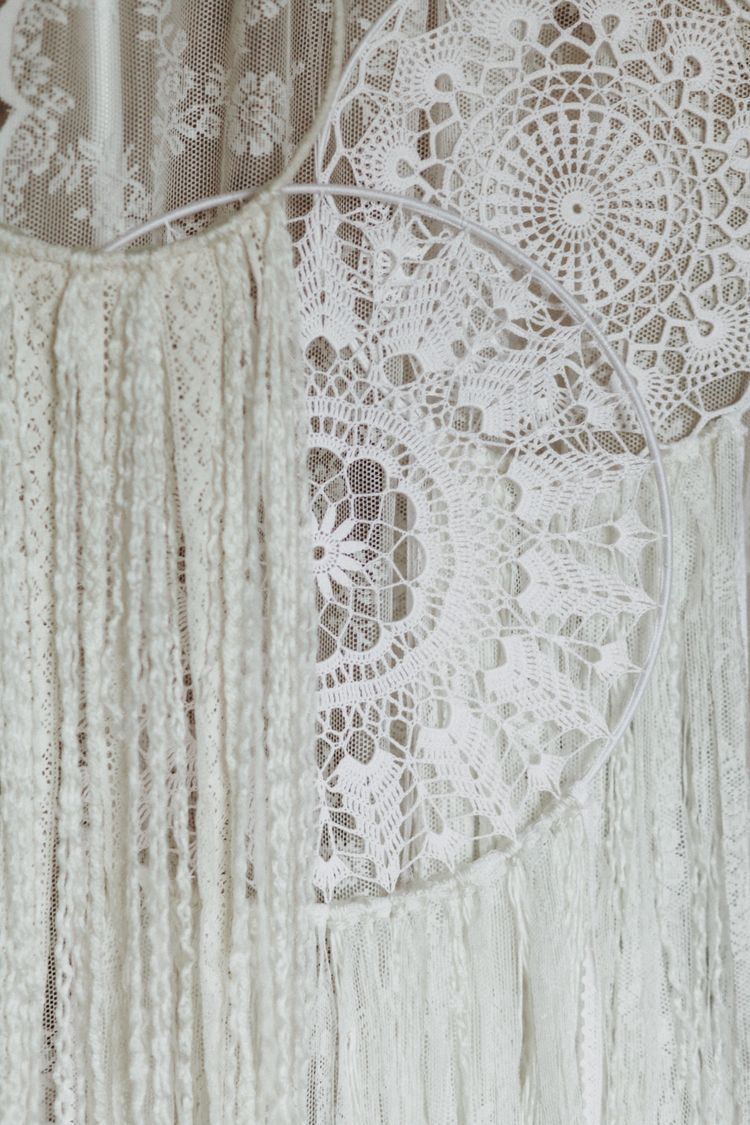 Backdrop aus Spitze
